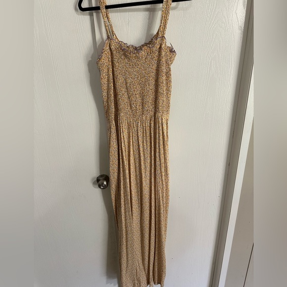 ARULA Pants - Arula Spring Jumpsuit Ditsy Floral Yellow Size B